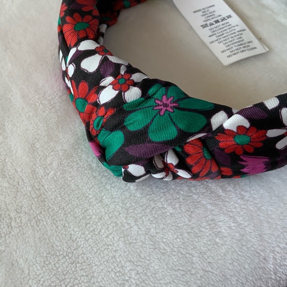KATE SPADE NEW YORK floral medley knot silk headband - Picture 7 of 10
